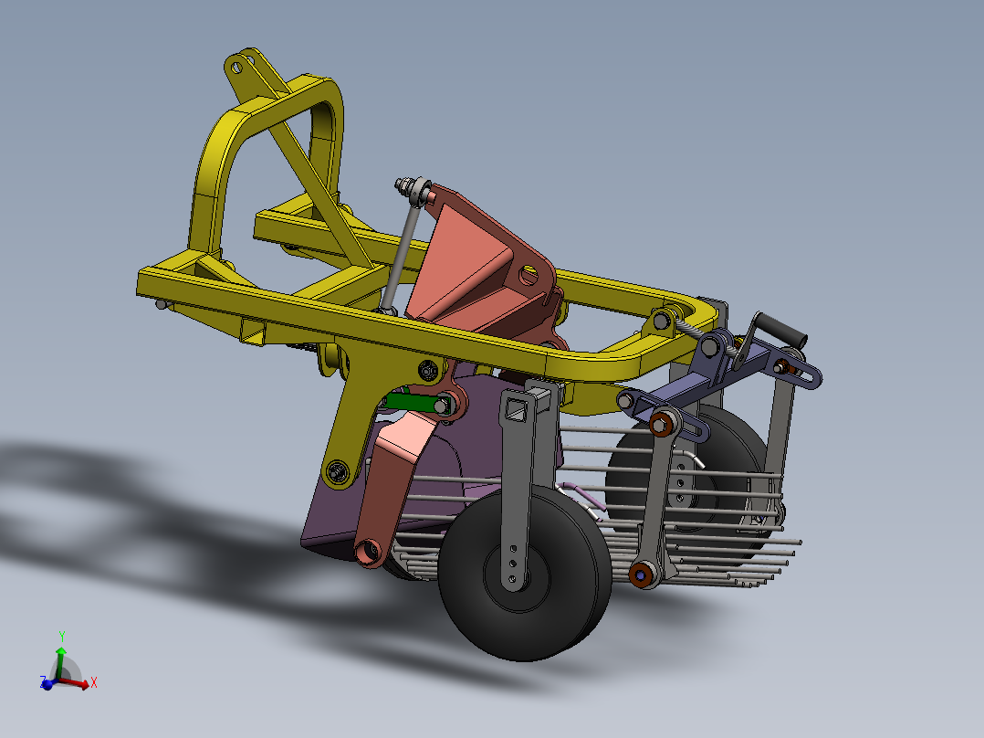波迈特振动1排马铃薯收割机
