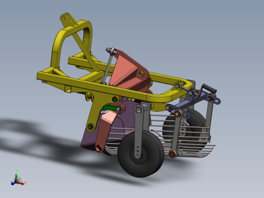 波迈特振动1排马铃薯收割机