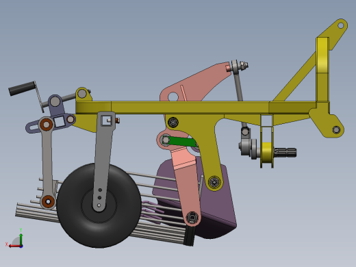 波迈特振动1排马铃薯收割机后视缩略图