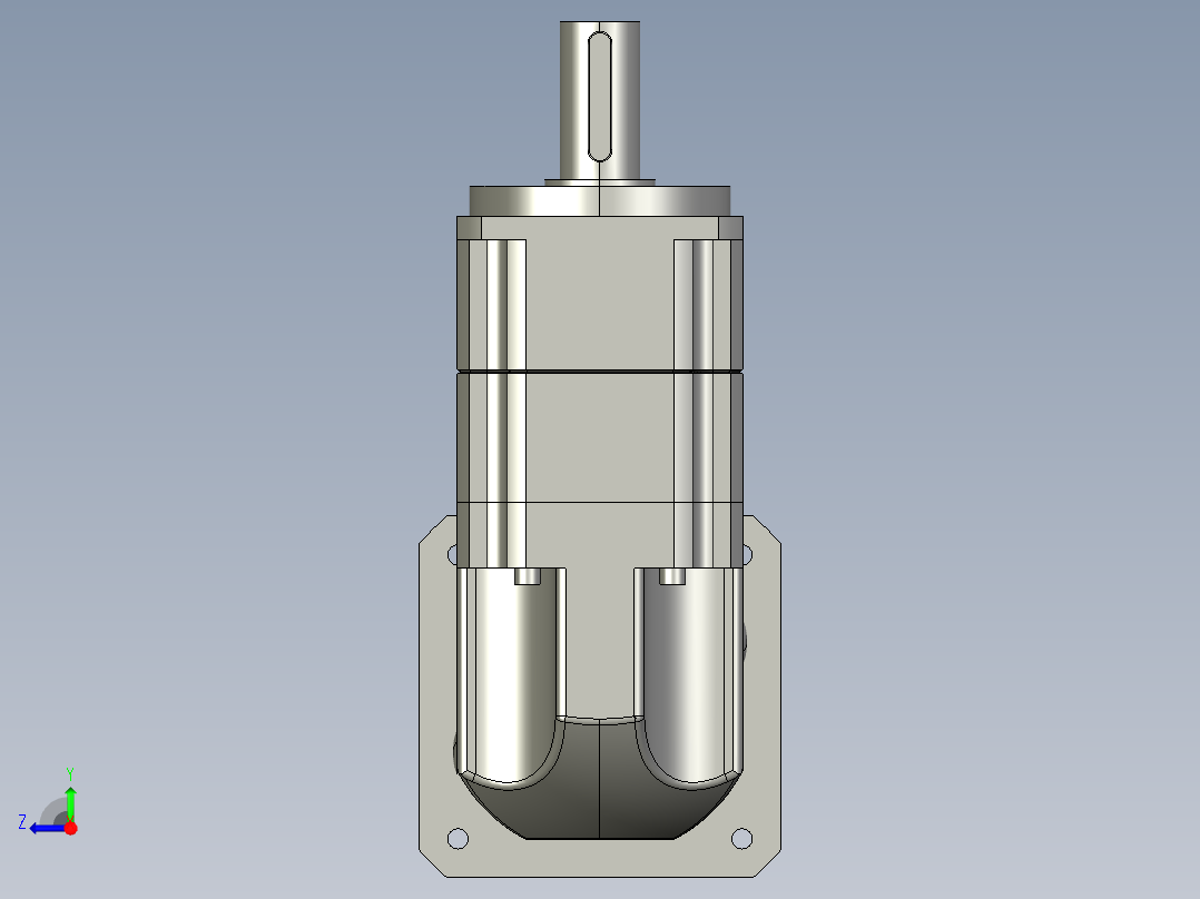 斜齿ZPGH142-L2 35-114.3-200-M12-10B.STEP右视图