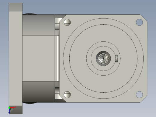 斜齿ZPGH142-L2 35-114.3-200-M12-10B.STEP俯视缩略图