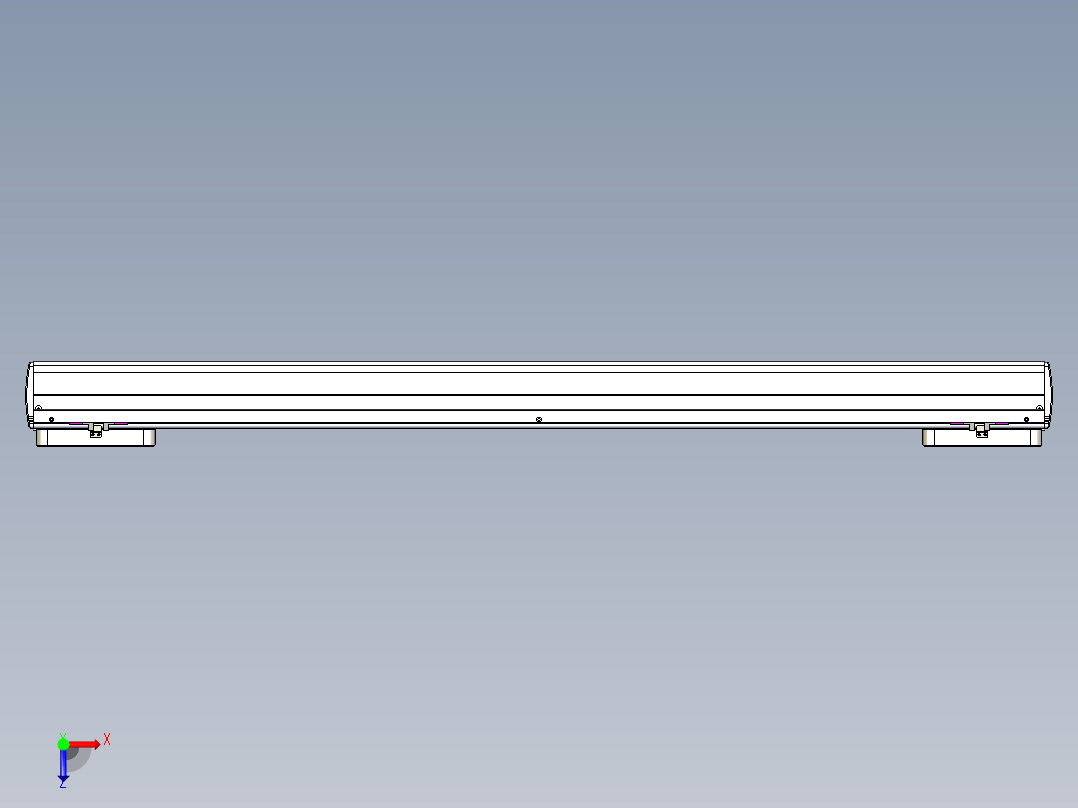 威洛博LC系列3d模型模组2LC22H1Y-S1000俯视图