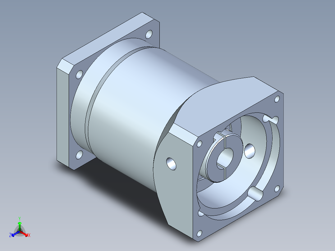 直齿孔PLF120-L2-LC 22-110-145-M8主视图
