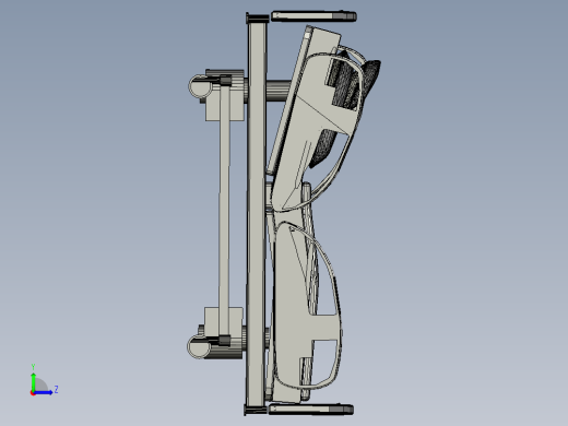 医院病床左视缩略图
