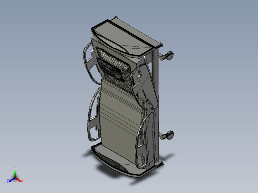 医院病床正等轴测缩略图