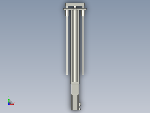 12VZ电动缸-VZ6D-S400-BC前视缩略图