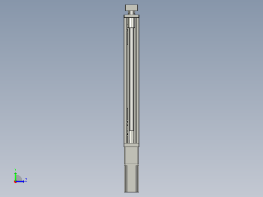 12VZ电动缸-VZ6D-S400-BC左视缩略图