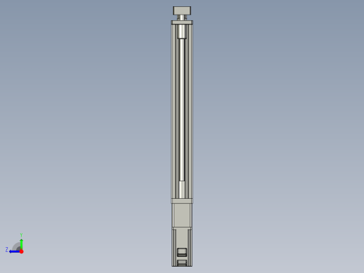 12VZ电动缸-VZ6D-S400-BC右视缩略图