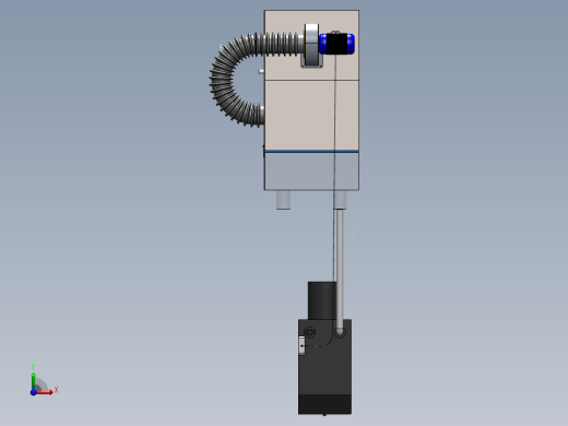 真空泵空气净化过滤系统前视缩略图