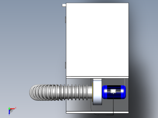 真空泵空气净化过滤系统俯视缩略图