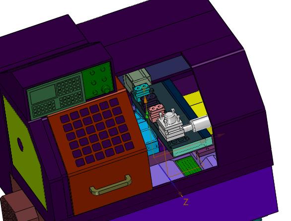 数控卧式平轨车