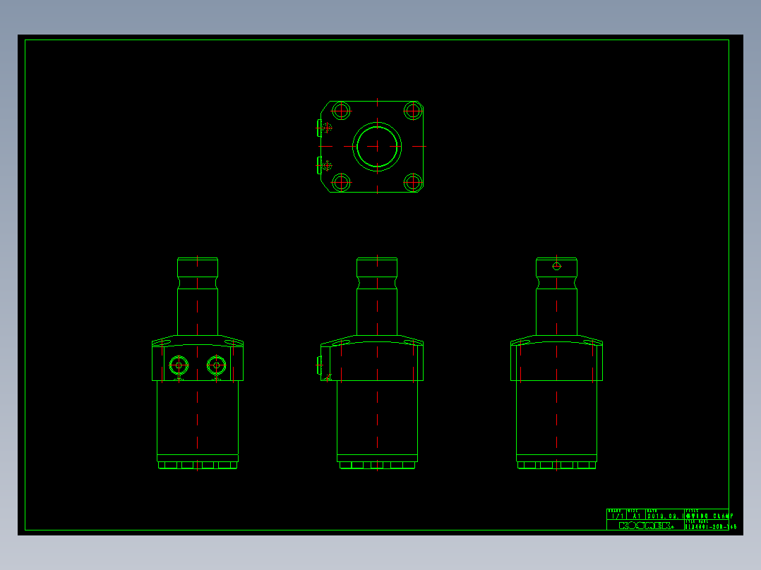 KOSMEKTLA4001-2CR-Y45多系列多零件图纸模型