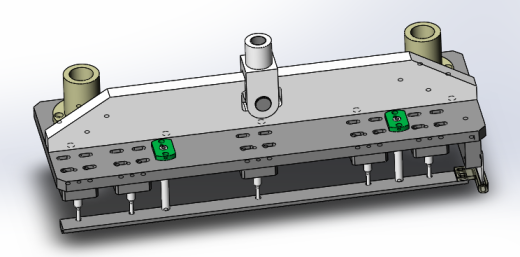 专用冲孔机（sw18可编辑+cad）缩略图