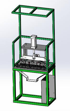 专用冲孔机（sw18可编辑+cad）缩略图