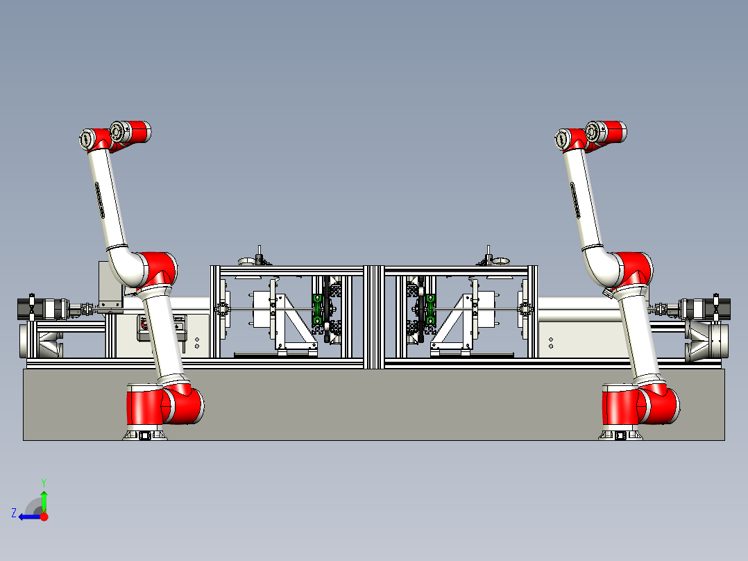 塑料注塑机step右视图