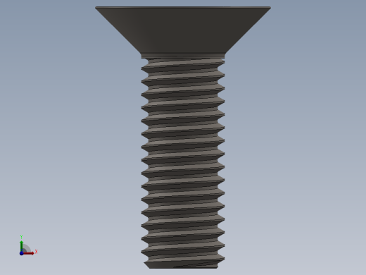 Screw_ISO_10642_M8x25_A2.SLDPRT前视缩略图