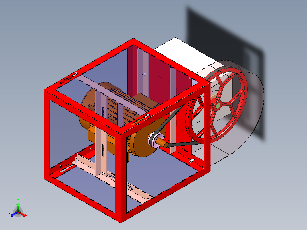 智能绞肉机三维设计