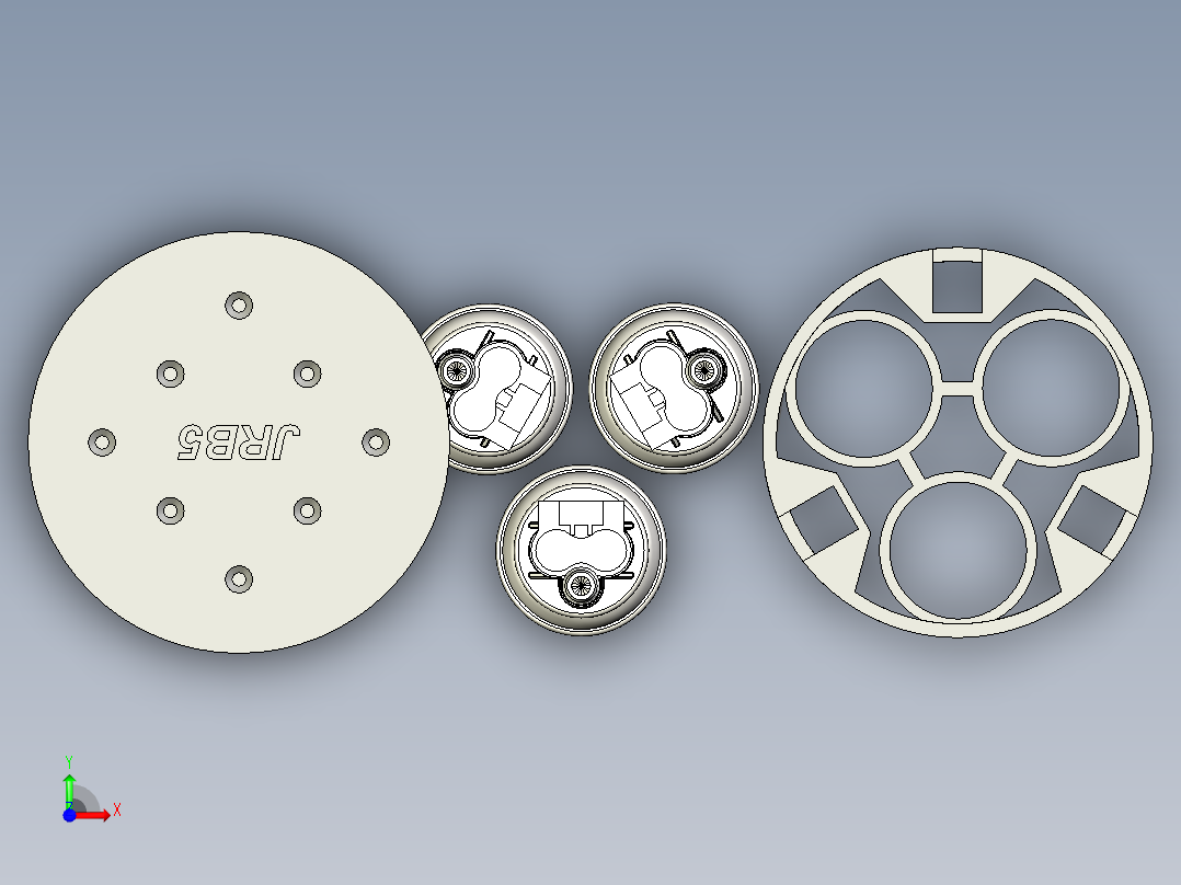 奥迪 B5 S4 A4 三联燃油泵套件前视图