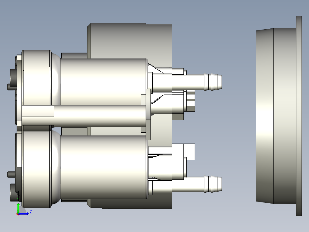 奥迪 B5 S4 A4 三联燃油泵套件左视图