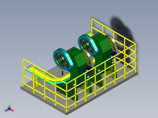 手机后盖全自动冲压生产线设计