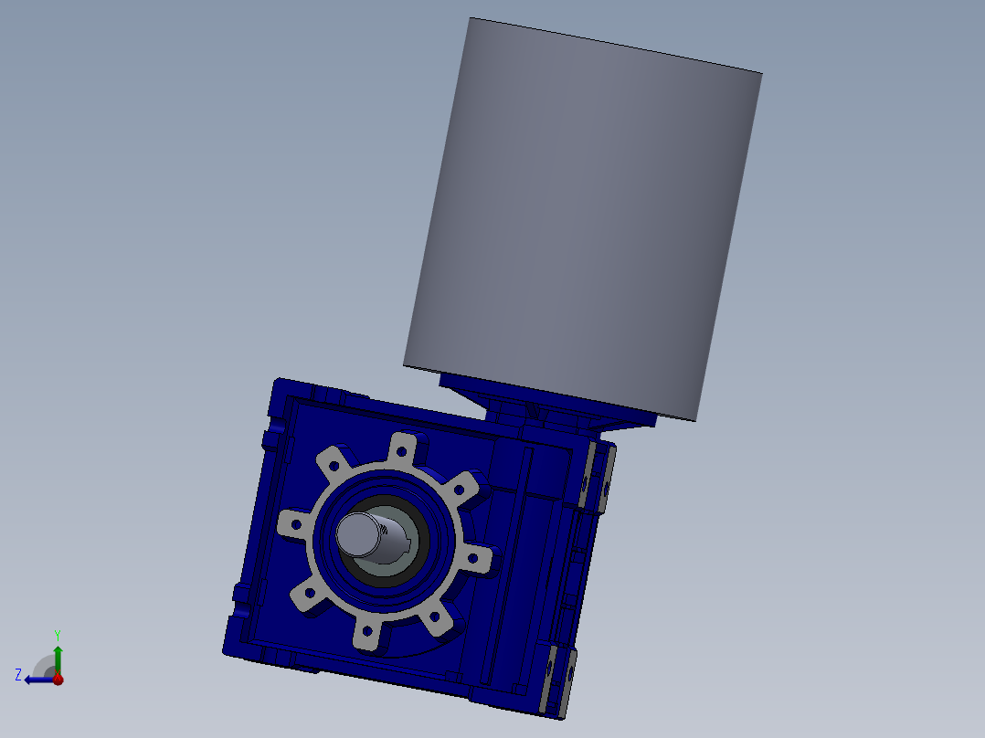 破碎机、塑料碎纸机_塑料碎纸机右视图
