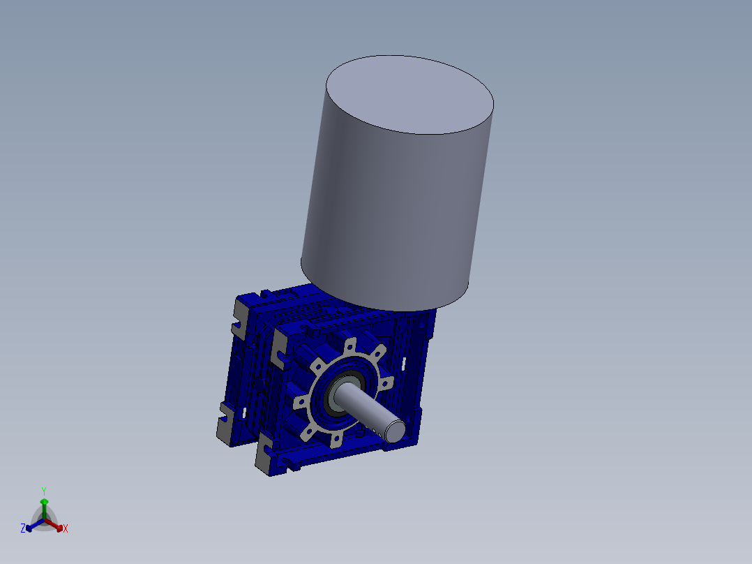 破碎机、塑料碎纸机_塑料碎纸机正等轴测图