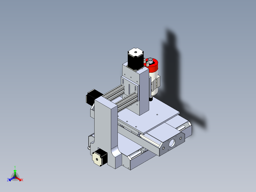 A3003592-数控铣床正等轴测图