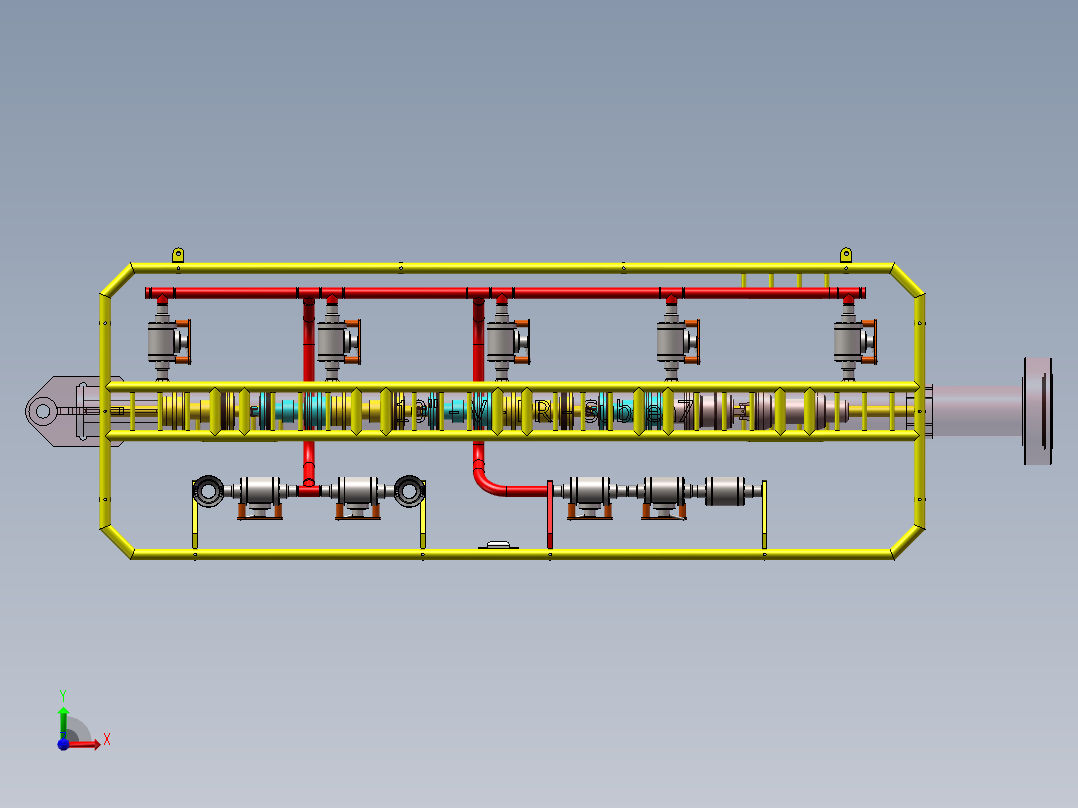 A3003506-PLR 10英寸 5000磅平方英寸 - 垂直前视图
