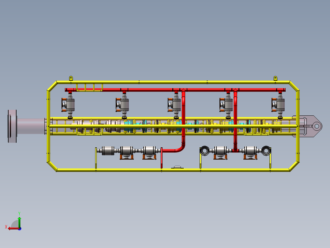 A3003506-PLR 10英寸 5000磅平方英寸 - 垂直后视图