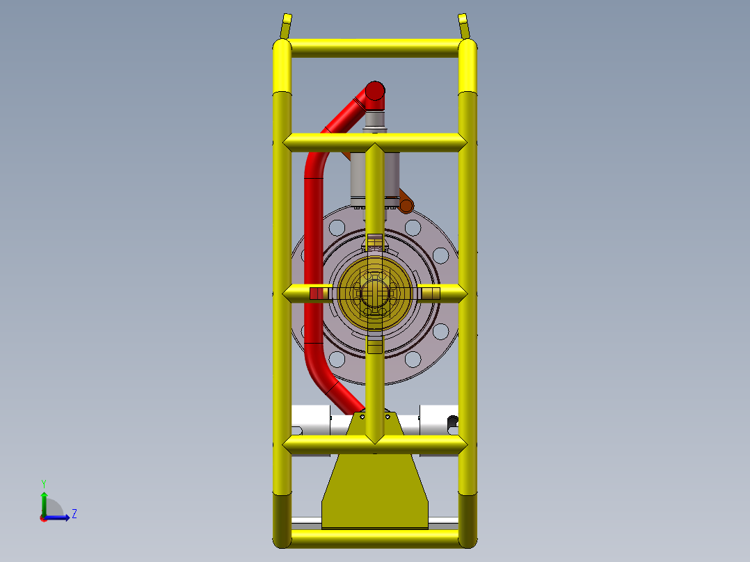 A3003506-PLR 10英寸 5000磅平方英寸 - 垂直左视图