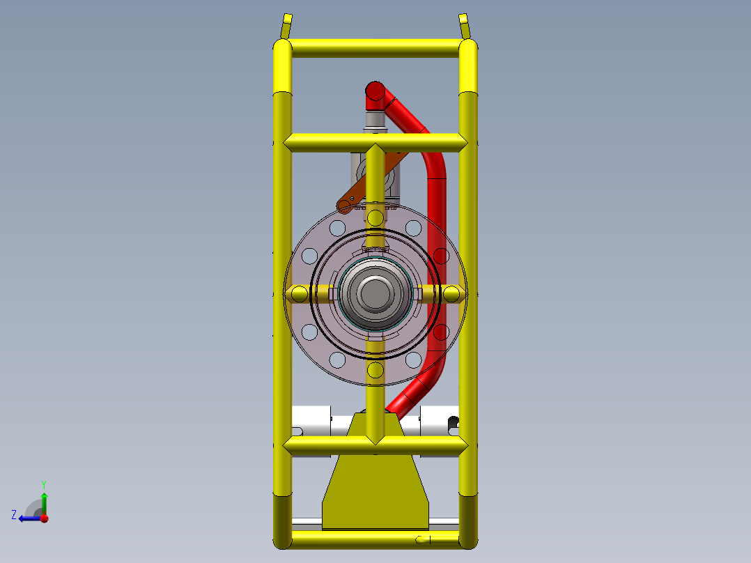 A3003506-PLR 10英寸 5000磅平方英寸 - 垂直右视图