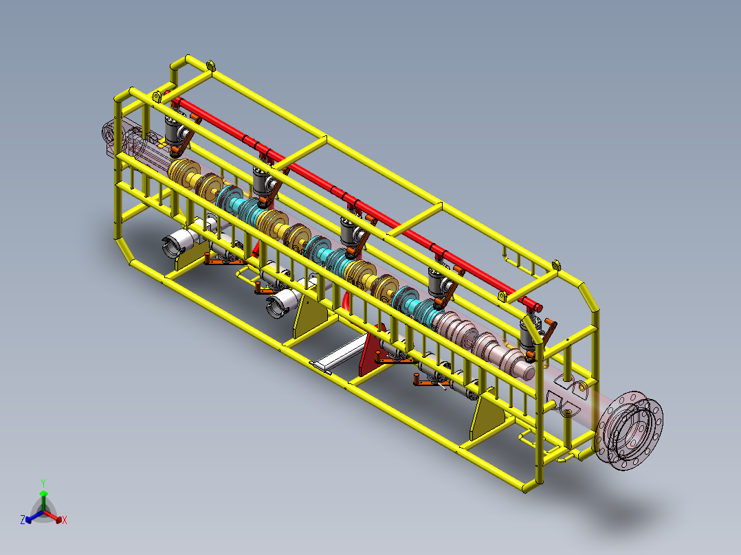 A3003506-PLR 10英寸 5000磅平方英寸 - 垂直正等轴测图