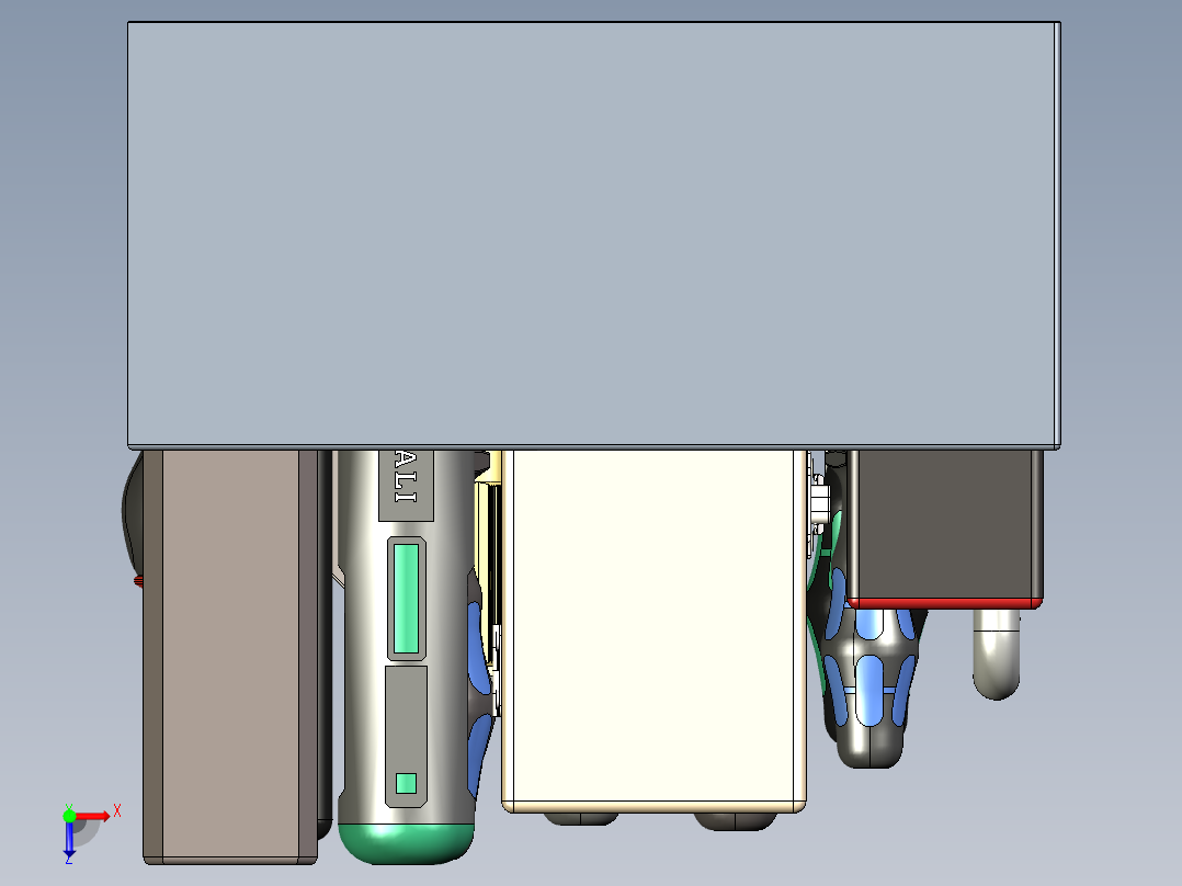 常用小工具俯视图