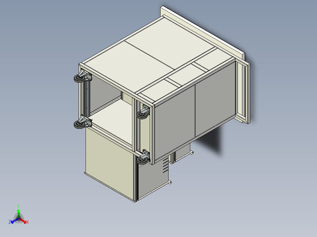 工作台workbench-on-wheels-with--stp inventor
