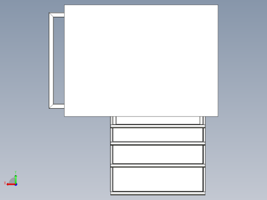 工作台workbench-on-wheels-with--stp inventor后视缩略图