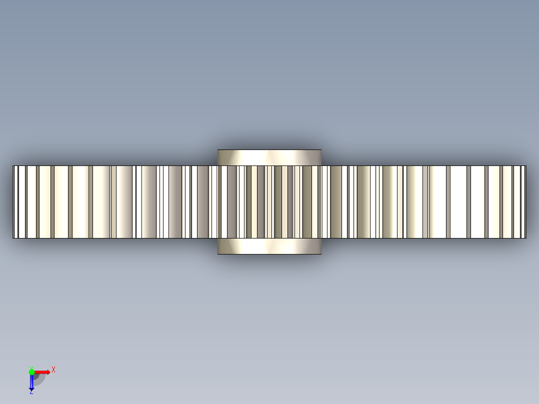 齿轮 Z53 Øe98.6俯视图