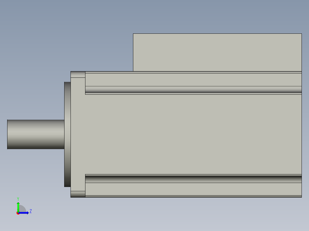 SLSJ-三菱电机HG-KN43BJ-S100左视图