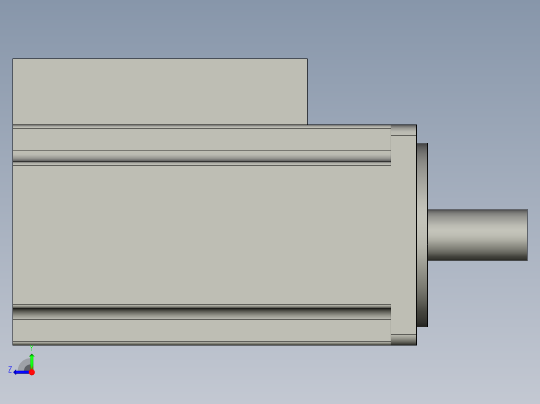 SLSJ-三菱电机HG-KN43BJ-S100右视图