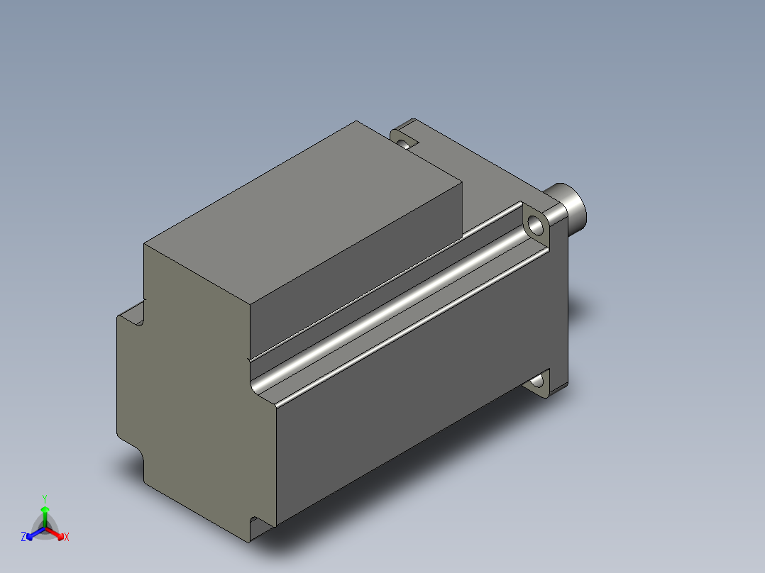 SLSJ-三菱电机HG-KN43BJ-S100正等轴测图