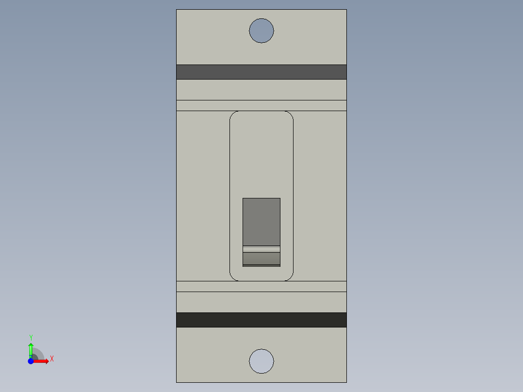 松下短路器BJS1521-N前视图