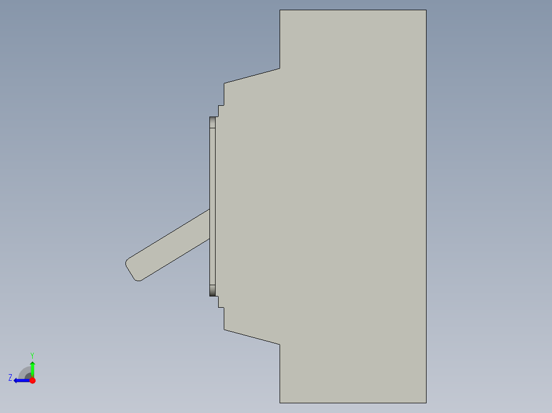松下短路器BJS1521-N右视图