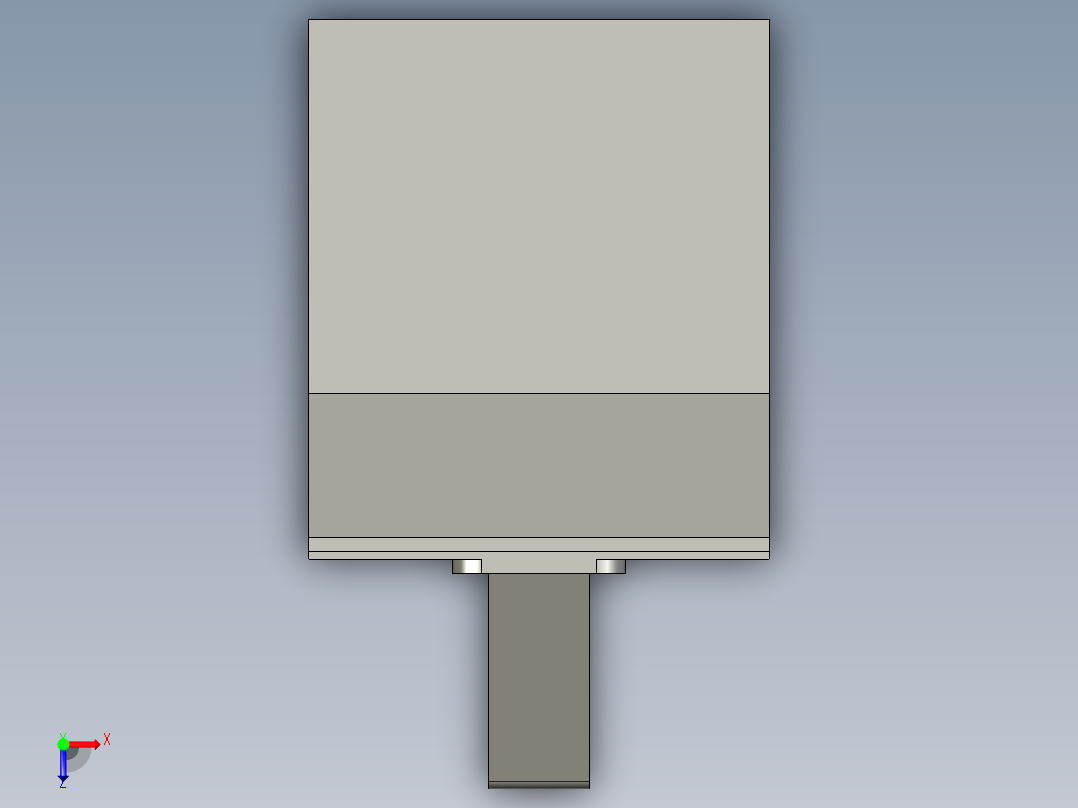 松下短路器BJS1521-N俯视图