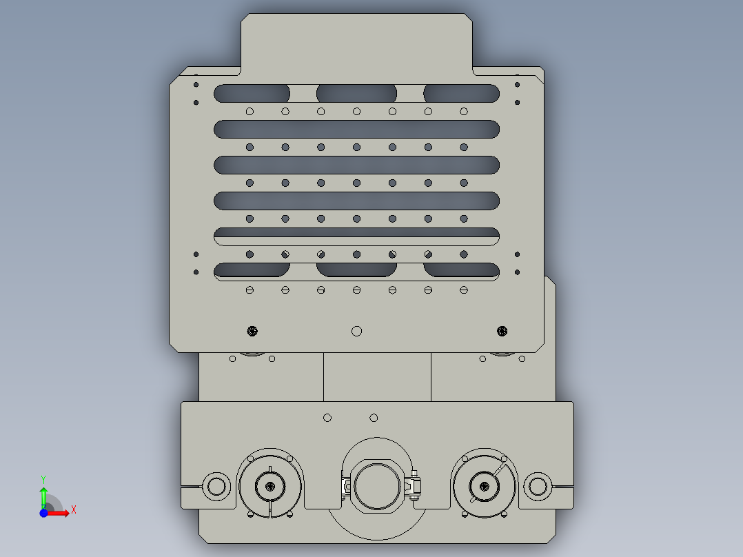 LXYC-BOSS040300涂油上下机构前视图