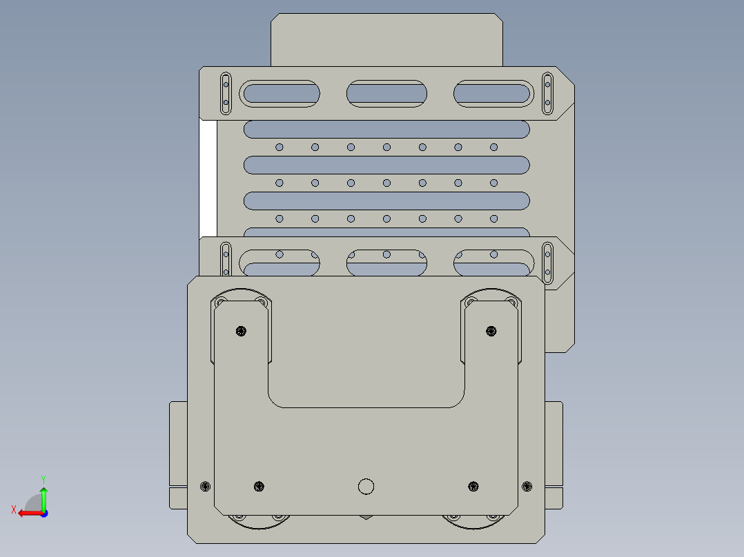 LXYC-BOSS040300涂油上下机构后视图