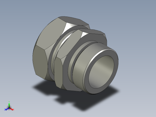 直通卡套式管接头_d25