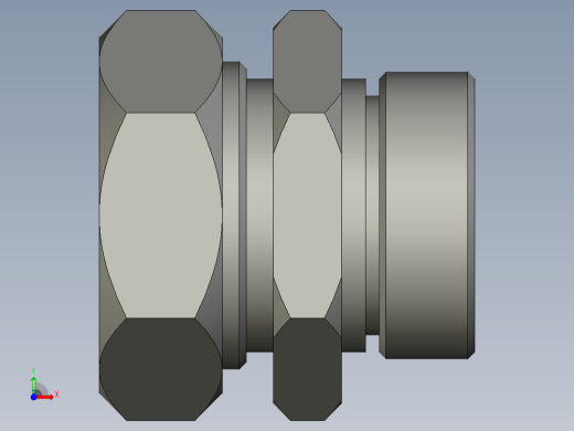 直通卡套式管接头_d25前视缩略图