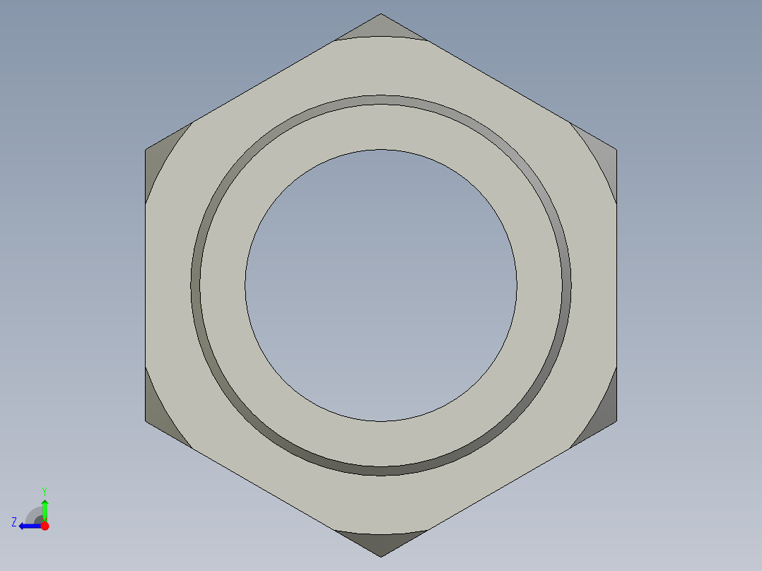 直通卡套式管接头_d25右视图