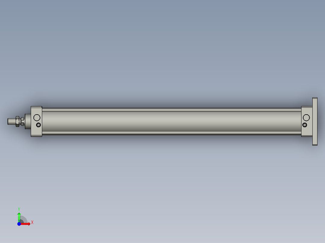 SC63x600FB亚德客气缸A前视图