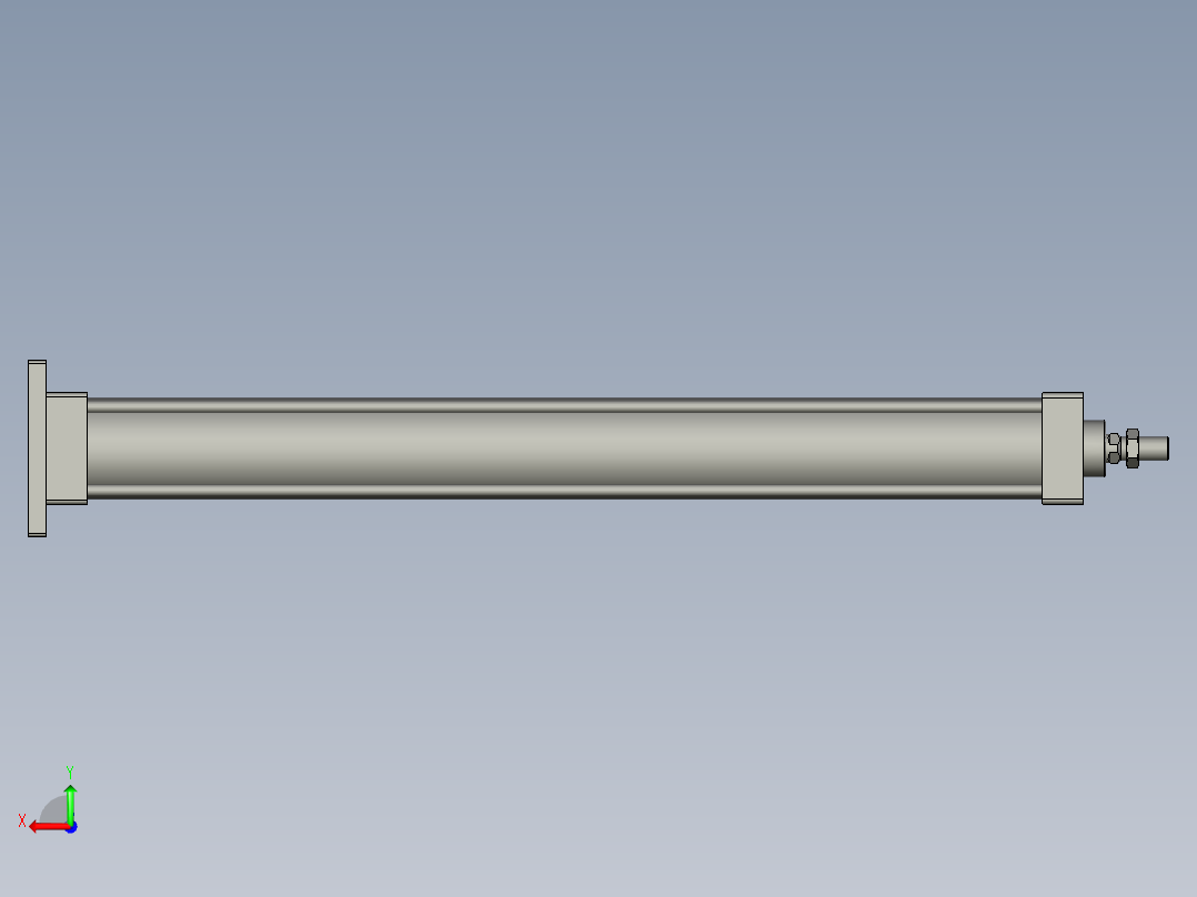 SC63x600FB亚德客气缸A后视图