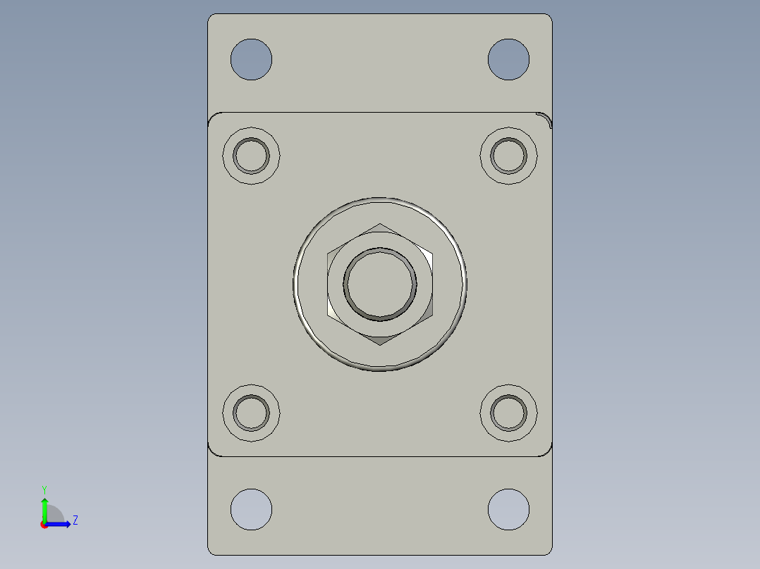 SC63x600FB亚德客气缸A左视图